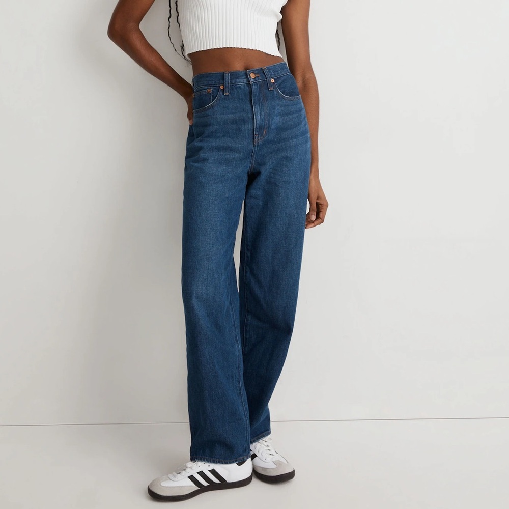 Madewell Women’s High-Rise Baggy Straight Jeans